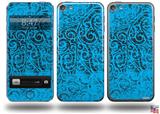 Folder Doodles Blue Medium Decal Style Vinyl Skin - fits Apple iPod Touch 5G (IPOD NOT INCLUDED)