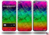 Rainbow Butterflies Decal Style Vinyl Skin - fits Apple iPod Touch 5G (IPOD NOT INCLUDED)