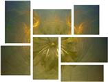Morning - 7 Piece Fabric Peel and Stick Wall Skin Art (50x38 inches)
