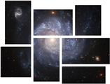 Hubble Images - Spiral Galaxy Ngc 1309 - 7 Piece Fabric Peel and Stick Wall Skin Art (50x38 inches)