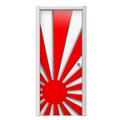 Rising Sun Japanese Red Door Skin (fits doors up to 34x84 inches)