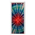 Tie Dye Bulls Eye 100 Door Skin (fits doors up to 34x84 inches)