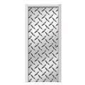 Diamond Plate Metal Door Skin (fits doors up to 34x84 inches)