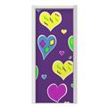 Crazy Hearts Door Skin (fits doors up to 34x84 inches)