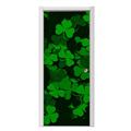 St Patricks Clover Confetti Door Skin (fits doors up to 34x84 inches)
