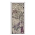 Pastel Abstract Gray and Purple Door Skin (fits doors up to 34x84 inches)