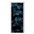 Skulls Confetti Blue Door Skin (fits doors up to 34x84 inches)