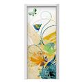 Water Butterflies Door Skin (fits doors up to 34x84 inches)