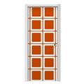 Squared Burnt Orange Door Skin (fits doors up to 34x84 inches)