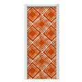 Wavey Burnt Orange Door Skin (fits doors up to 34x84 inches)