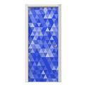 Triangle Mosaic Blue Door Skin (fits doors up to 34x84 inches)