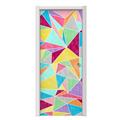 Brushed Geometric Door Skin (fits doors up to 34x84 inches)
