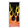 Metal Flames Door Skin (fits doors up to 34x84 inches)