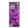 Butterfly Graffiti Door Skin (fits doors up to 34x84 inches)