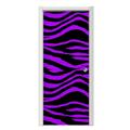 Purple Zebra Door Skin (fits doors up to 34x84 inches)