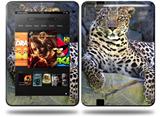 Leopard Cropped Decal Style Skin fits Amazon Kindle Fire HD 8.9 inch