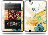 Water Butterflies Decal Style Skin fits Amazon Kindle Fire HD 8.9 inch