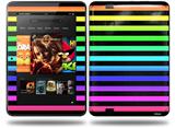 Stripes Rainbow Decal Style Skin fits Amazon Kindle Fire HD 8.9 inch