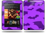 Deathrock Bats Purple Decal Style Skin fits Amazon Kindle Fire HD 8.9 inch