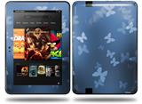 Bokeh Butterflies Blue Decal Style Skin fits Amazon Kindle Fire HD 8.9 inch