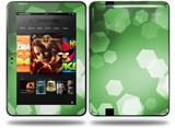 Bokeh Hex Green Decal Style Skin fits Amazon Kindle Fire HD 8.9 inch