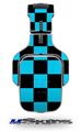 Checkers Blue Decal Style Skin (fits Tritton AX Pro Gaming Headphones - HEADPHONES NOT INCLUDED) 