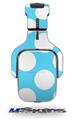Kearas Polka Dots White And Blue Decal Style Skin (fits Tritton AX Pro Gaming Headphones - HEADPHONES NOT INCLUDED) 