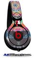 WraptorSkinz Skin Decal Wrap compatible with Beats Mixr Headphones Tie Dye Star 104 Skin Only (HEADPHONES NOT INCLUDED)