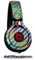 WraptorSkinz Skin Decal Wrap compatible with Beats Mixr Headphones Tie Dye Mixed Rainbow Skin Only (HEADPHONES NOT INCLUDED)