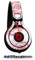 WraptorSkinz Skin Decal Wrap compatible with Beats Mixr Headphones Flowers Pattern Roses 13 Skin Only (HEADPHONES NOT INCLUDED)