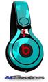 WraptorSkinz Skin Decal Wrap compatible with Beats Mixr Headphones Bokeh Butterflies Neon Teal Skin Only (HEADPHONES NOT INCLUDED)