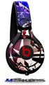 WraptorSkinz Skin Decal Wrap compatible with Beats Mixr Headphones Persistence Of Vision Skin Only (HEADPHONES NOT INCLUDED)