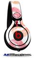 WraptorSkinz Skin Decal Wrap compatible with Beats Mixr Headphones Pink Orange Lips Skin Only (HEADPHONES NOT INCLUDED)