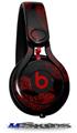 WraptorSkinz Skin Decal Wrap compatible with Beats Mixr Headphones Red And Black Lips Skin Only (HEADPHONES NOT INCLUDED)