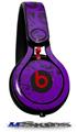 WraptorSkinz Skin Decal Wrap compatible with Beats Mixr Headphones Folder Doodles Purple Skin Only (HEADPHONES NOT INCLUDED)