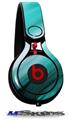 WraptorSkinz Skin Decal Wrap compatible with Beats Mixr Headphones Paint Blend Teal Skin Only (HEADPHONES NOT INCLUDED)