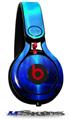 WraptorSkinz Skin Decal Wrap compatible with Beats Mixr Headphones Cubic Shards Blue Skin Only (HEADPHONES NOT INCLUDED)
