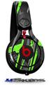 WraptorSkinz Skin Decal Wrap compatible with Beats Mixr Headphones Baja 0014 Neon Green Skin Only (HEADPHONES NOT INCLUDED)