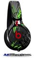 WraptorSkinz Skin Decal Wrap compatible with Beats Mixr Headphones Baja 0032 Neon Green Skin Only (HEADPHONES NOT INCLUDED)