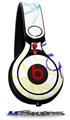 WraptorSkinz Skin Decal Wrap compatible with Beats Mixr Headphones Kearas Flowers on White Skin Only (HEADPHONES NOT INCLUDED)