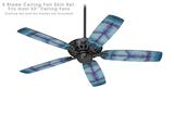 Tie Dye Peace Sign 107 - Ceiling Fan Skin Kit fits most 52 inch fans (FAN and BLADES SOLD SEPARATELY)