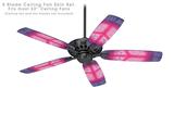 Tie Dye Peace Sign 110 - Ceiling Fan Skin Kit fits most 52 inch fans (FAN and BLADES SOLD SEPARATELY)