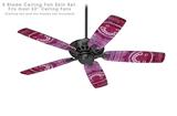 Tie Dye Happy 100 - Ceiling Fan Skin Kit fits most 52 inch fans (FAN and BLADES SOLD SEPARATELY)