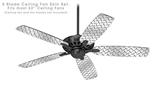 Diamond Plate Metal - Ceiling Fan Skin Kit fits most 52 inch fans (FAN and BLADES SOLD SEPARATELY)