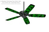 St Patricks Clover Confetti - Ceiling Fan Skin Kit fits most 52 inch fans (FAN and BLADES SOLD SEPARATELY)