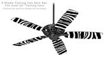 Zebra - Ceiling Fan Skin Kit fits most 52 inch fans (FAN and BLADES SOLD SEPARATELY)