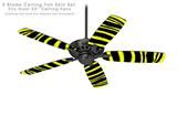 Zebra Yellow - Ceiling Fan Skin Kit fits most 52 inch fans (FAN and BLADES SOLD SEPARATELY)