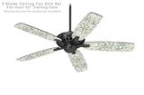 Flowers Pattern 05 - Ceiling Fan Skin Kit fits most 52 inch fans (FAN and BLADES SOLD SEPARATELY)