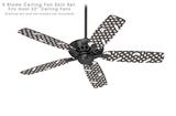 Locknodes 01 Chocolate Brown - Ceiling Fan Skin Kit fits most 52 inch fans (FAN and BLADES SOLD SEPARATELY)