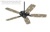 Locknodes 01 Orange - Ceiling Fan Skin Kit fits most 52 inch fans (FAN and BLADES SOLD SEPARATELY)